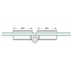 Glass-Glass Screen Hinge / Black