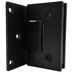  Black Glass Shower Hinge  
